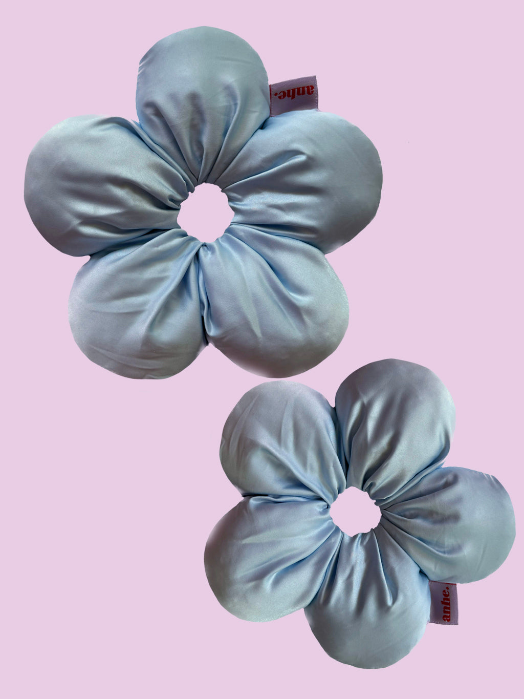 Small Blue Scrunchie