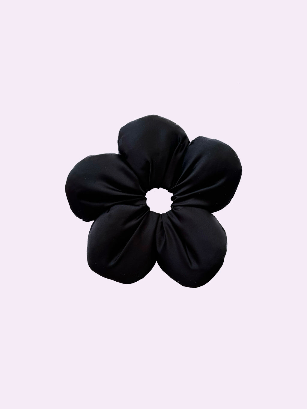 Small Black Scrunchie