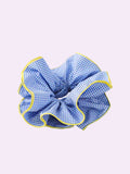 Blue Gingham Scrunchie