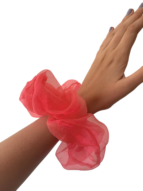 Coral Scrunchie