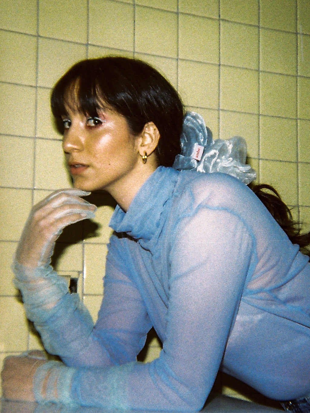 Light Blue Scrunchie