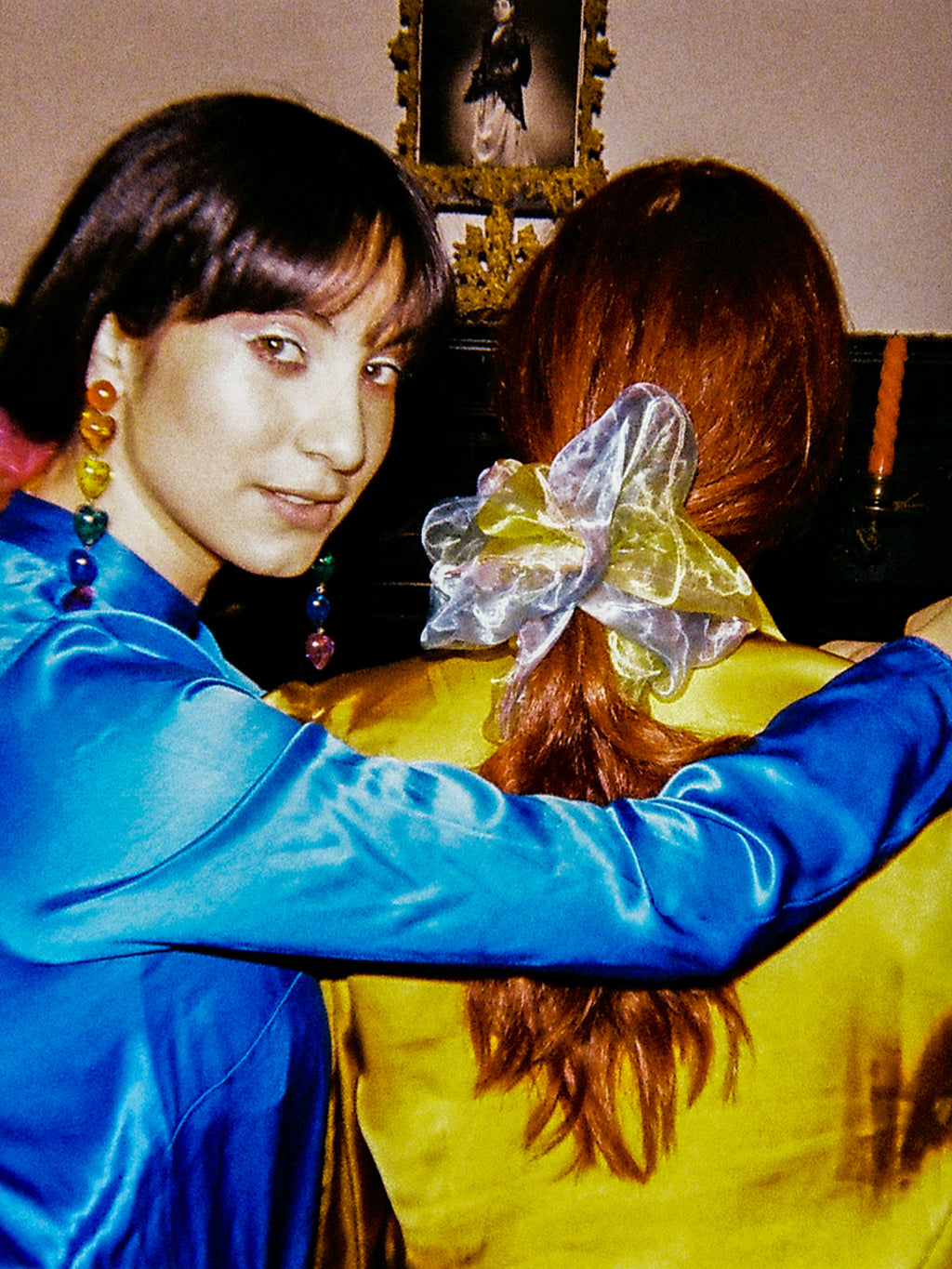 Pastel Rainbow Scrunchie